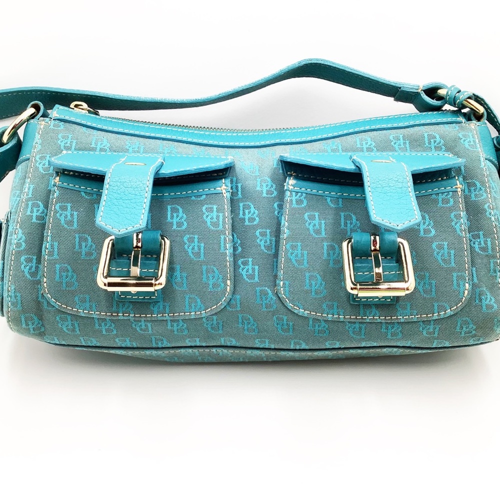 🆕{Dooney&Bourke} Signature Canvas and Leather Bag - Picture 2 of 16